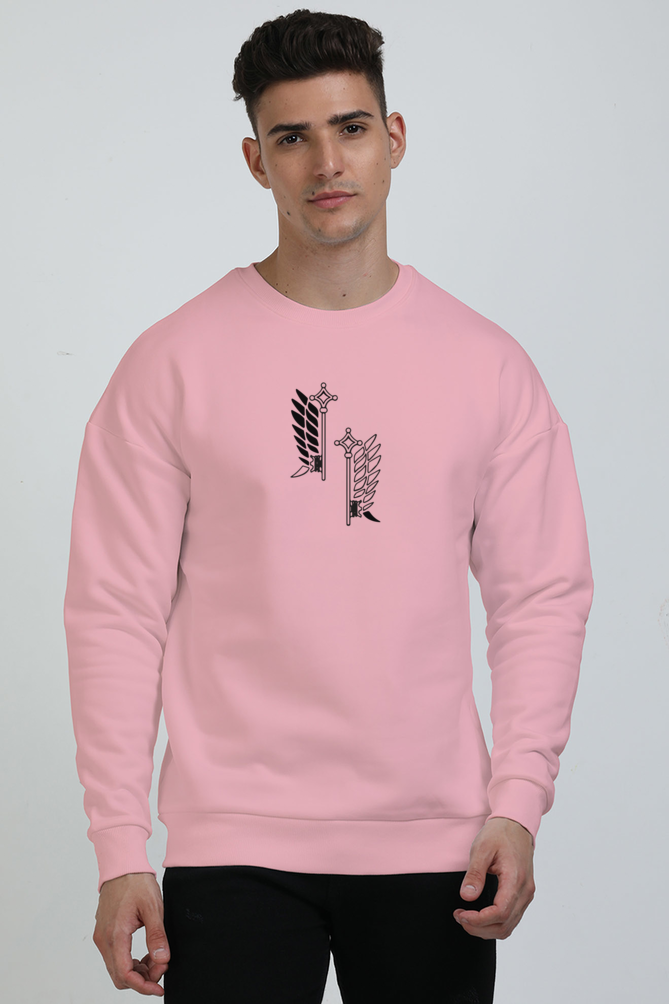 Unisex AOT Scout Logo Oversized Sweatshirt