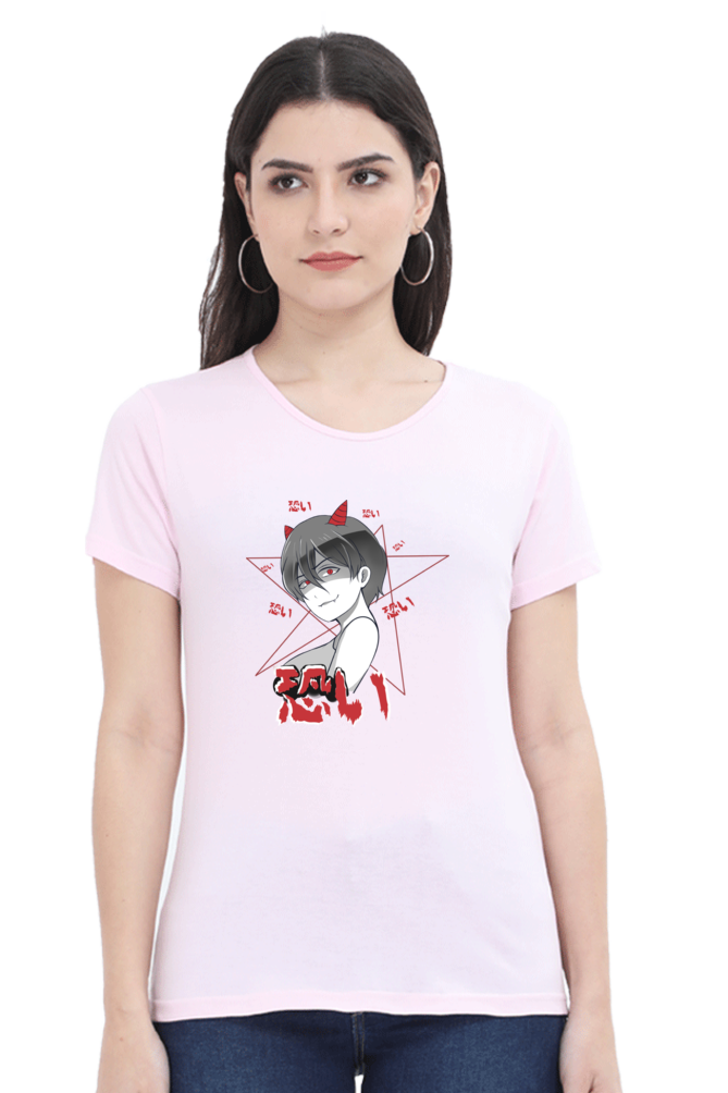 Women's Graphic Print Round Neck Half Sleeve