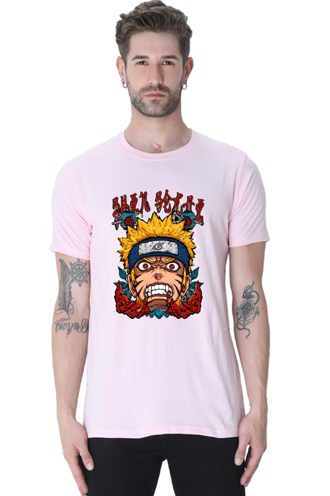 Men's Naruto Half Sleeve T-shirt