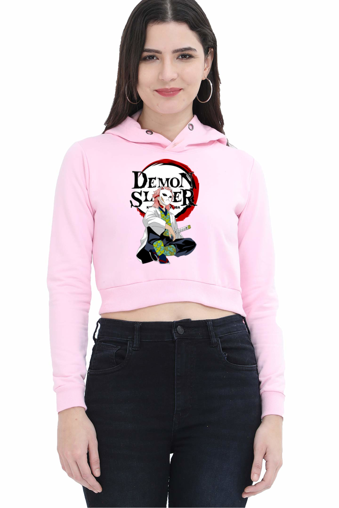 Women's Demon Slayer Crop Hoodies