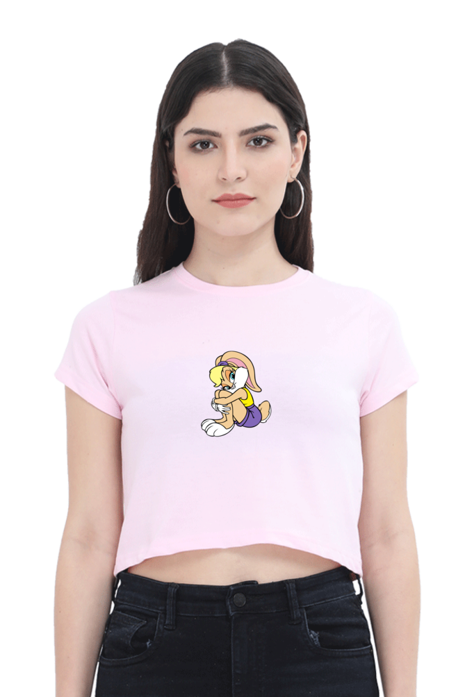 Women's Lola Bunny Graphic Crop Top