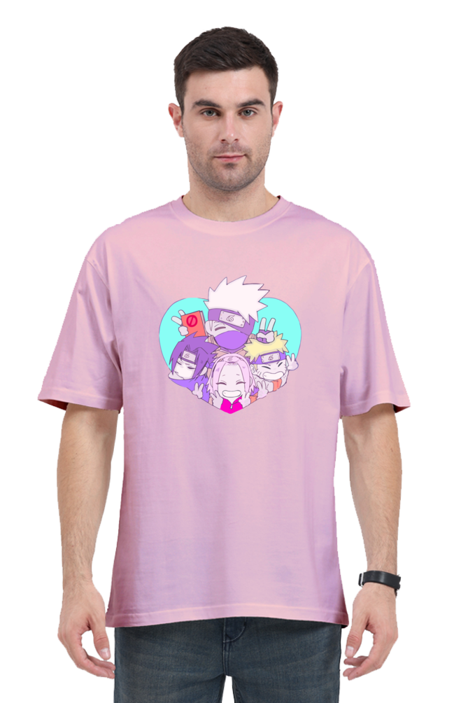 Unisex Team 7 Naruto Oversized T-shirt