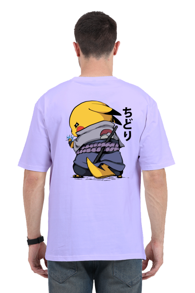 Unisex Pikachu x Sasuke Oversized T-shirt