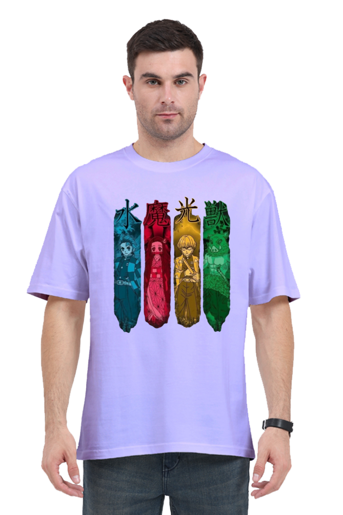 Unisex Demon Slayer Oversized T-shirt