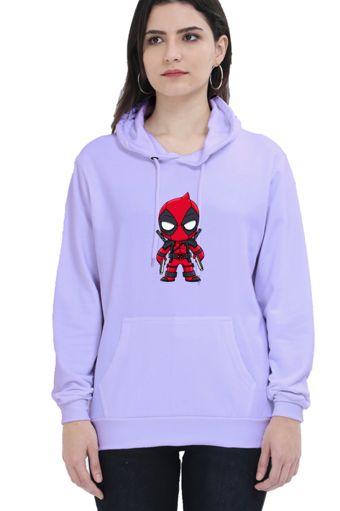 Women's Printed Hooded Sweatshirt