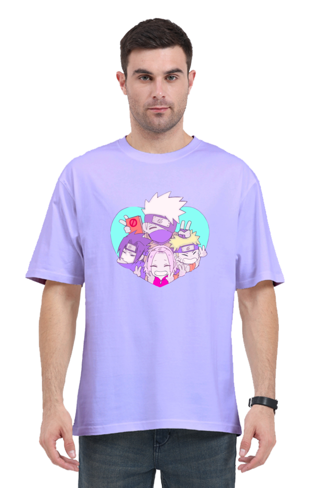 Unisex Team 7 Naruto Oversized T-shirt