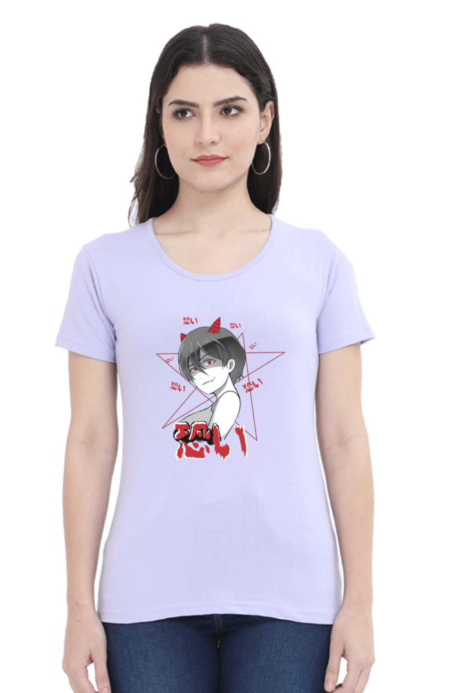 Women's Graphic Print Round Neck Half Sleeve