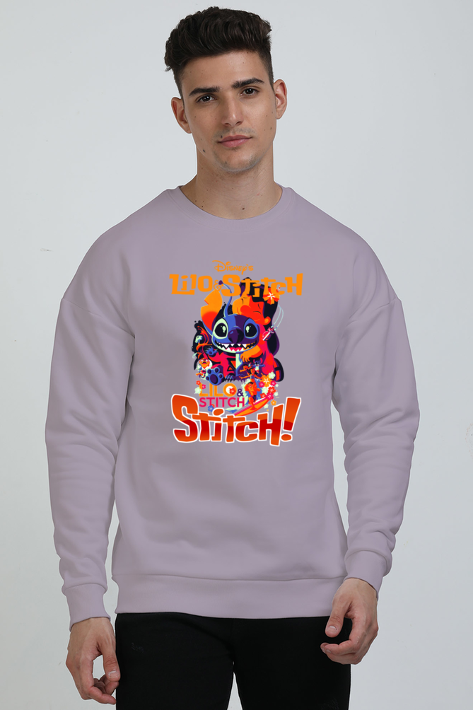 Unisex Lilo Stitch Oversized Sweatshirt
