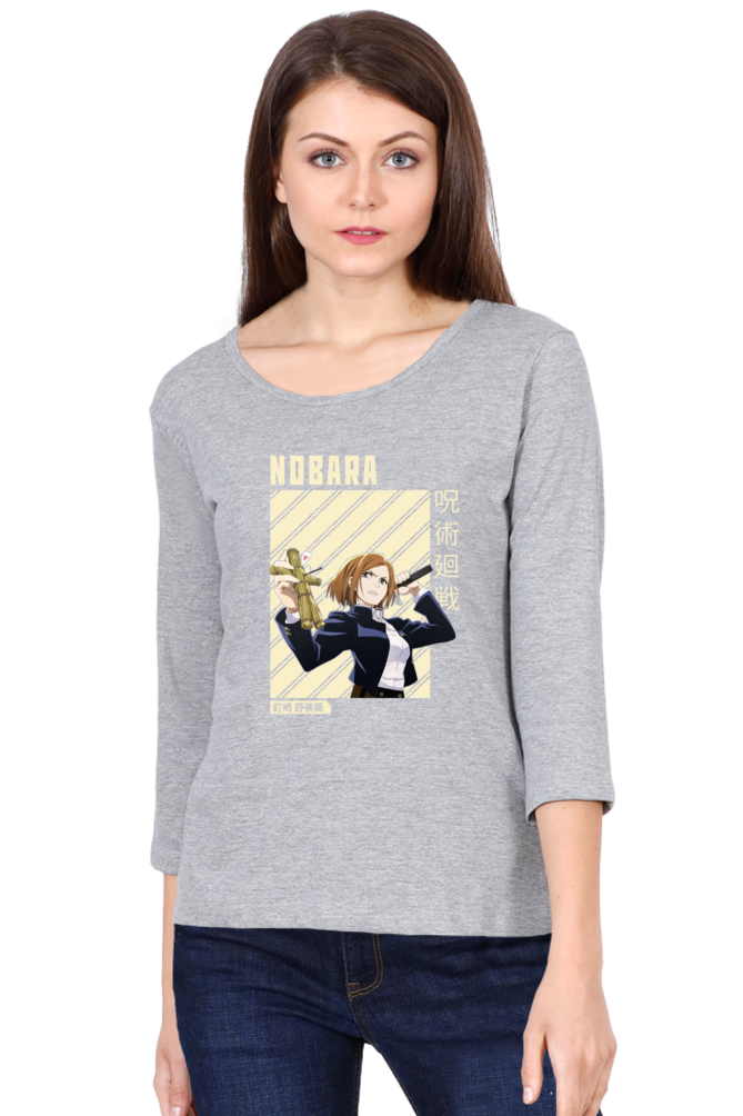 Women's Nobara Print Round Neck Full Sleeve