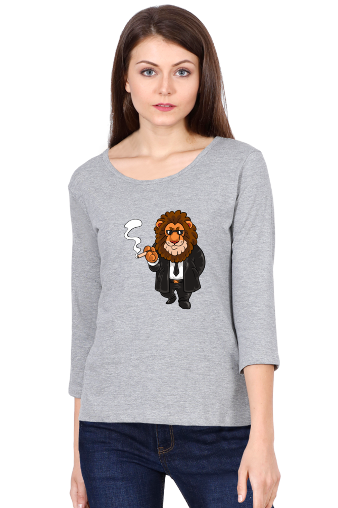 Women's Graphic Print Round Neck Full Sleeve