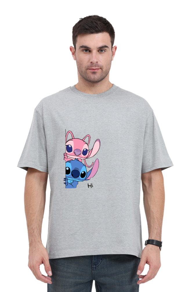 Unisex Printed Oversized T-shirt