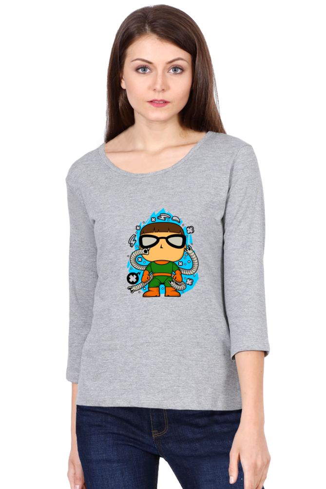 Women's Doctor Octopus Round Neck Full Sleeve