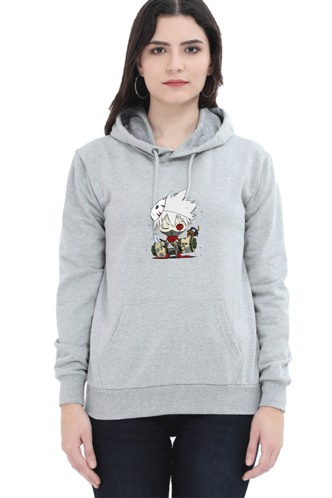 Women's Kakashi Printed Hooded Sweatshirt
