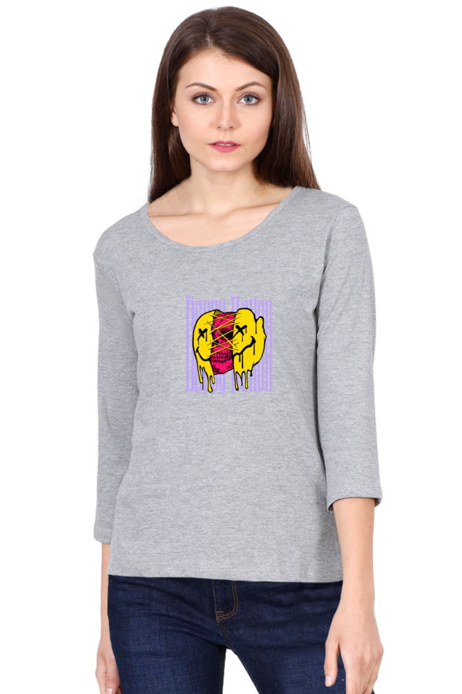 Women's Graphic Print Round Neck Full Sleeve