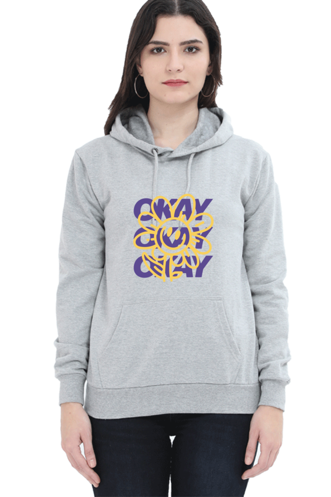 Women's Printed Hooded Sweatshirt
