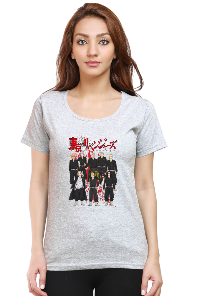 Women's Tokyo Revengers Round Neck Half Sleeve