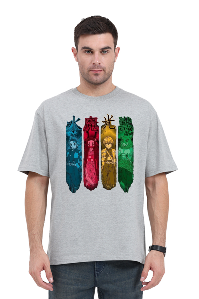Unisex Demon Slayer Oversized T-shirt