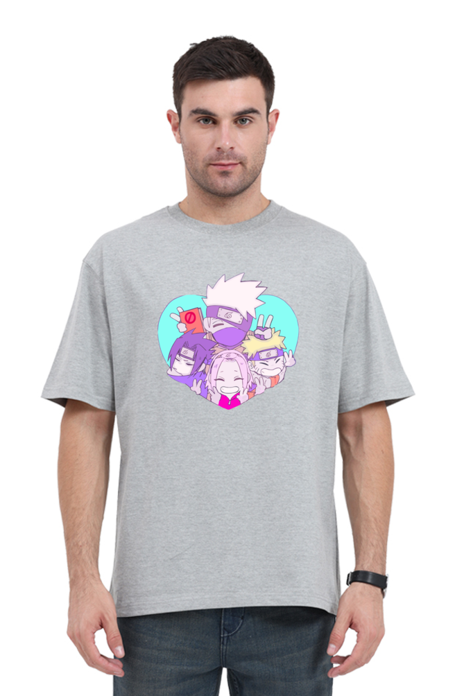 Unisex Team 7 Naruto Oversized T-shirt