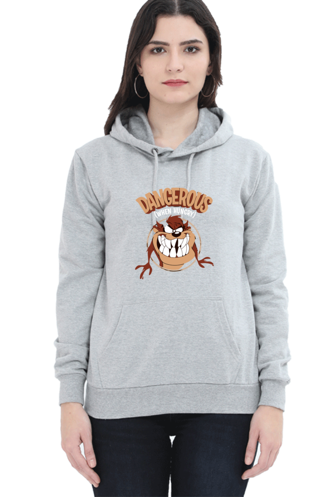 Women's Printed Hooded Sweatshirt
