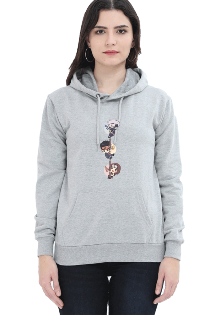 Women's Printed Hooded Sweatshirt
