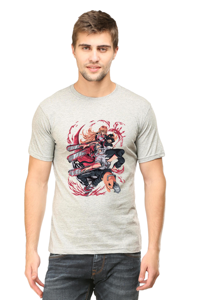 Men's Chainsaw man Half Sleeve T-shirt