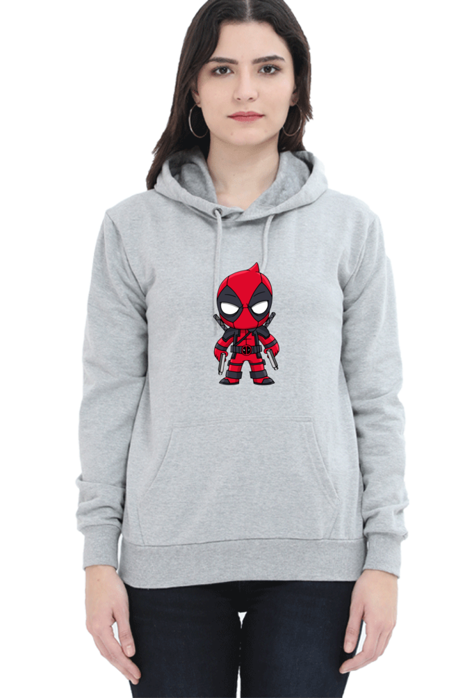 Women's Printed Hooded Sweatshirt