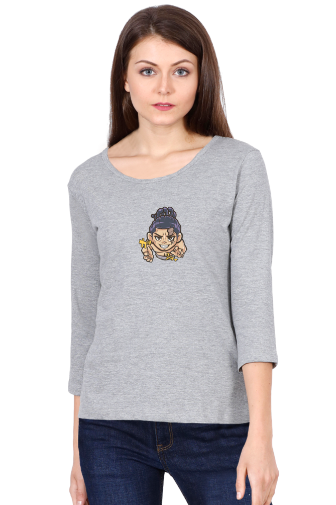 Women's Aoi Todo Round Neck Full Sleeve