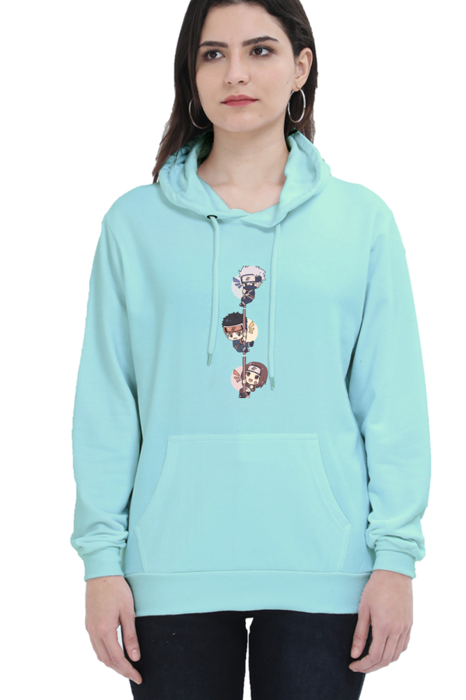Women's Printed Hooded Sweatshirt