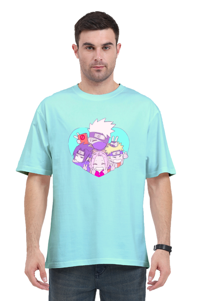 Unisex Team 7 Naruto Oversized T-shirt