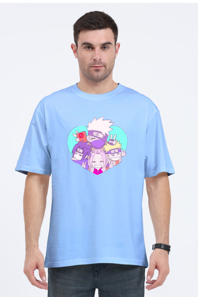 Unisex Team 7 Naruto Oversized T-shirt