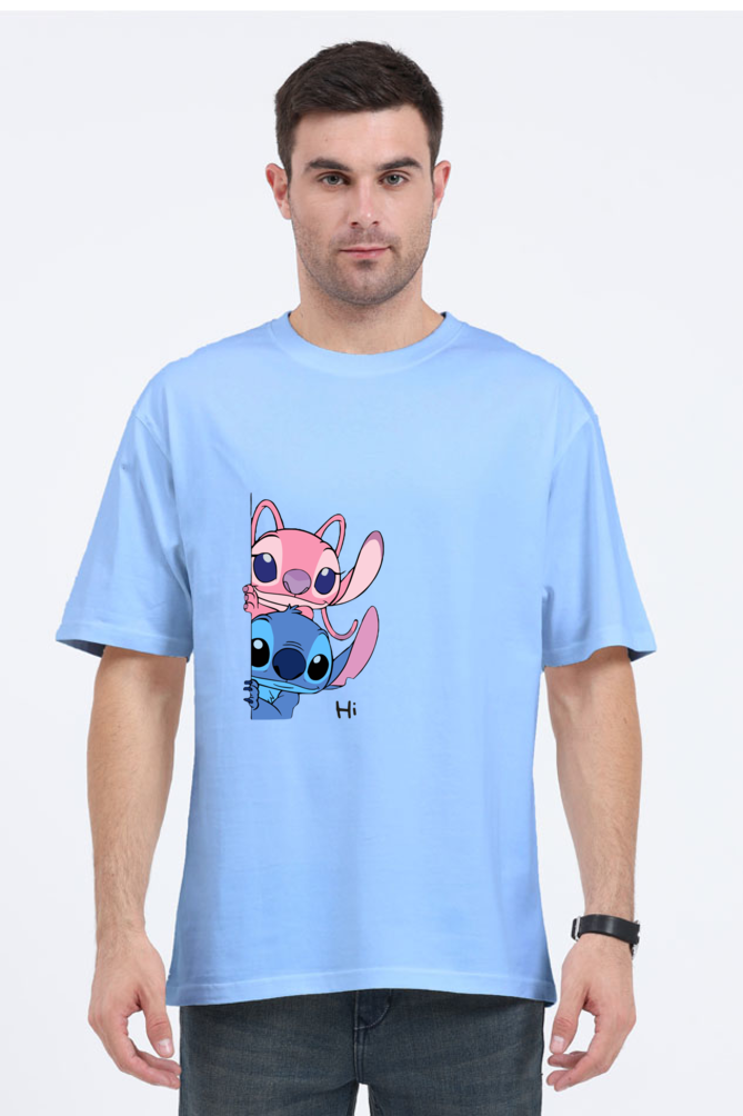 Unisex Printed Oversized T-shirt