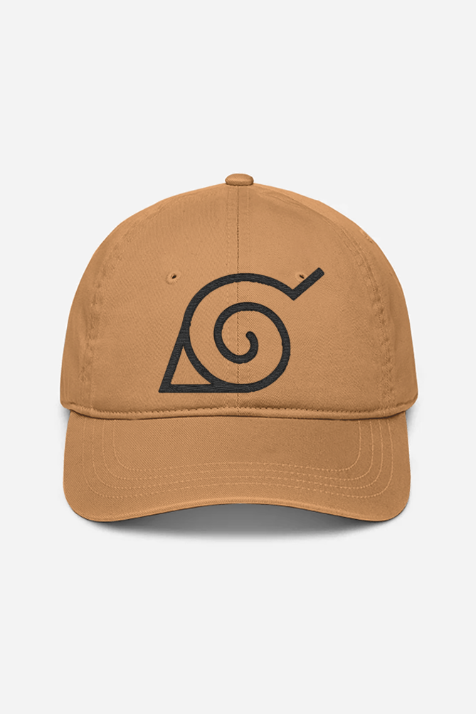 Unisex Leaf Village Embroidered Cap