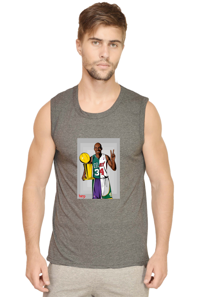 Men's NBA Graphic Printed Sleeveless Tank Top Gym Vest