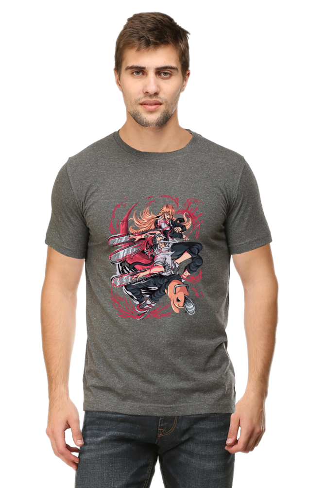 Men's Chainsaw man Half Sleeve T-shirt