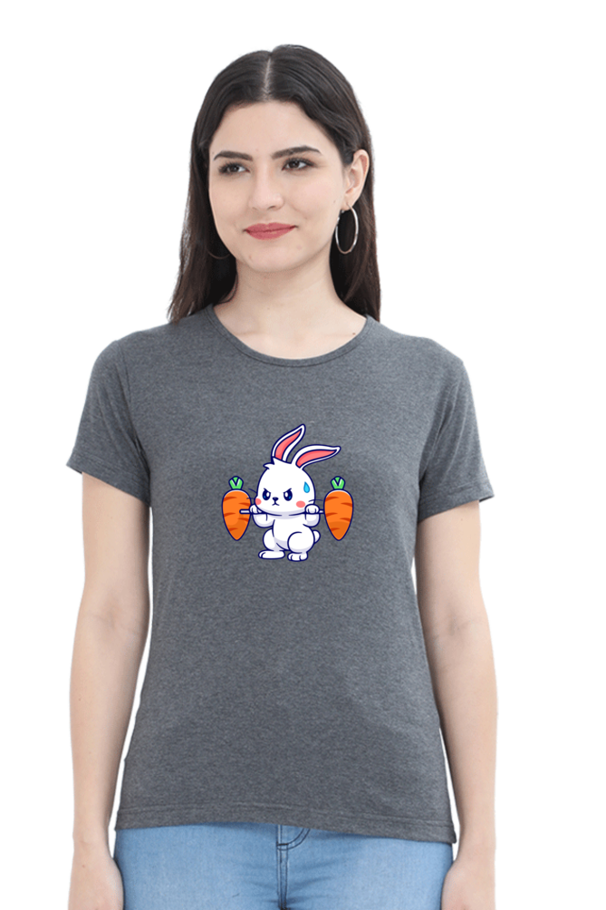 Women's Graphic Print Round Neck Half Sleeve