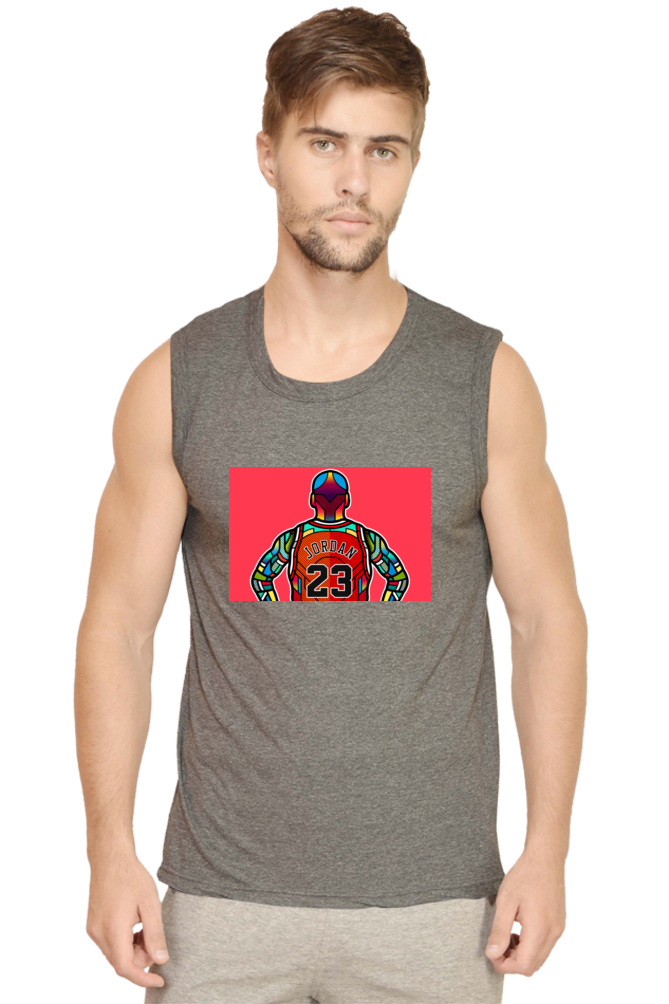 Men's Jordan Graphic Printed Sleeveless Tank Top Gym Vest