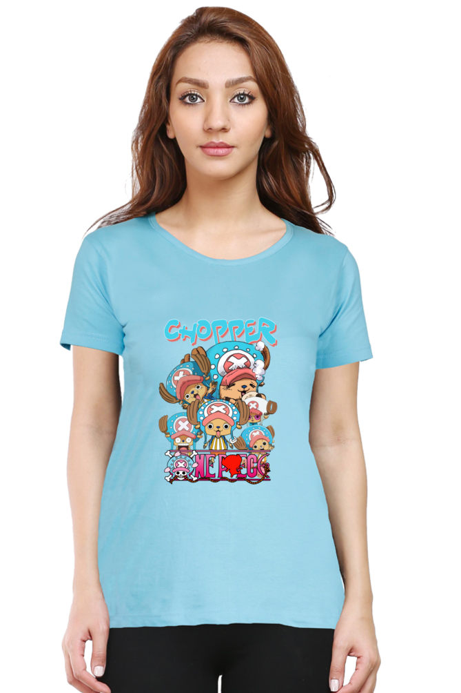 Women's One Piece Round Neck Half Sleeve