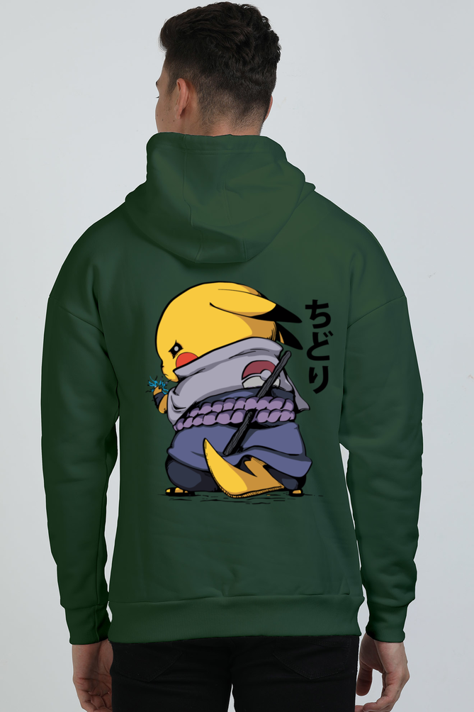 Unisex Pikachu x Naruto Oversized Hooded Sweatshirt