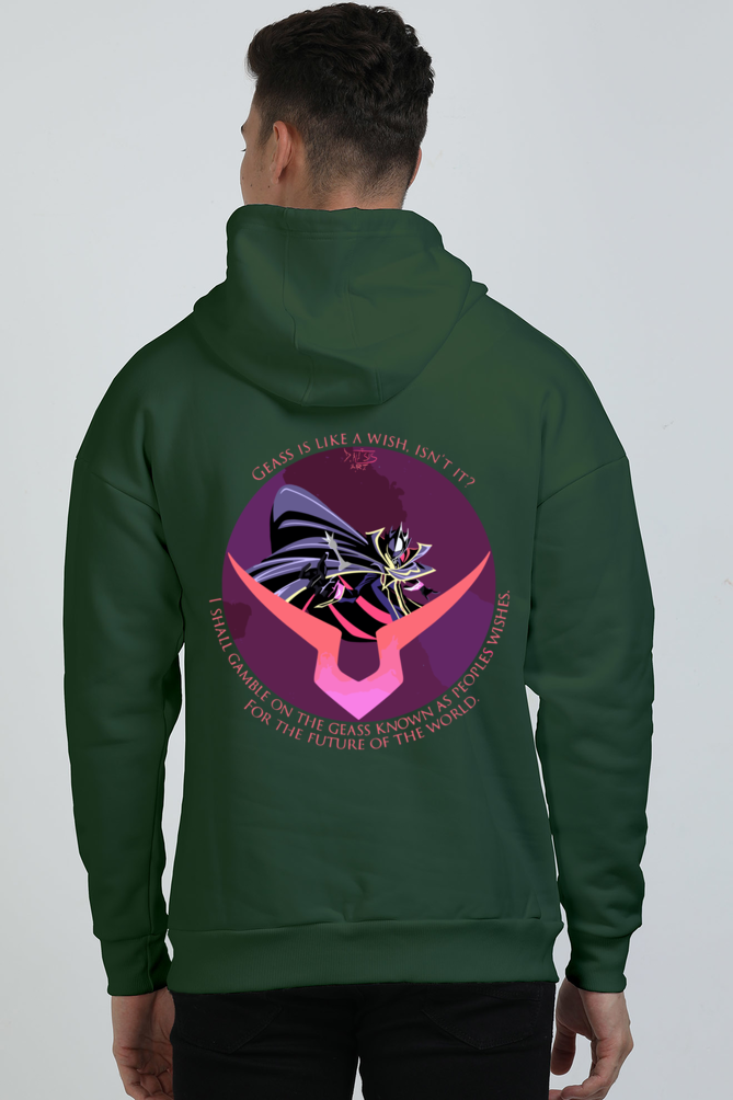 Unisex Lelouch Lamperouge Oversized Hooded Sweatshirt