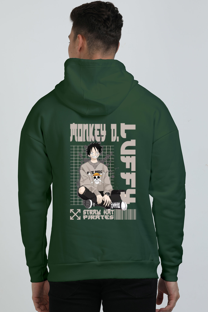 Unisex Luffy Oversized Hooded Sweatshirt