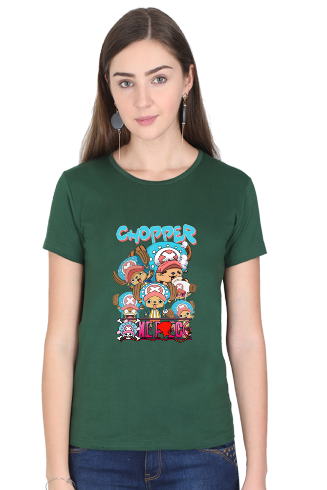 Women's One Piece Round Neck Half Sleeve