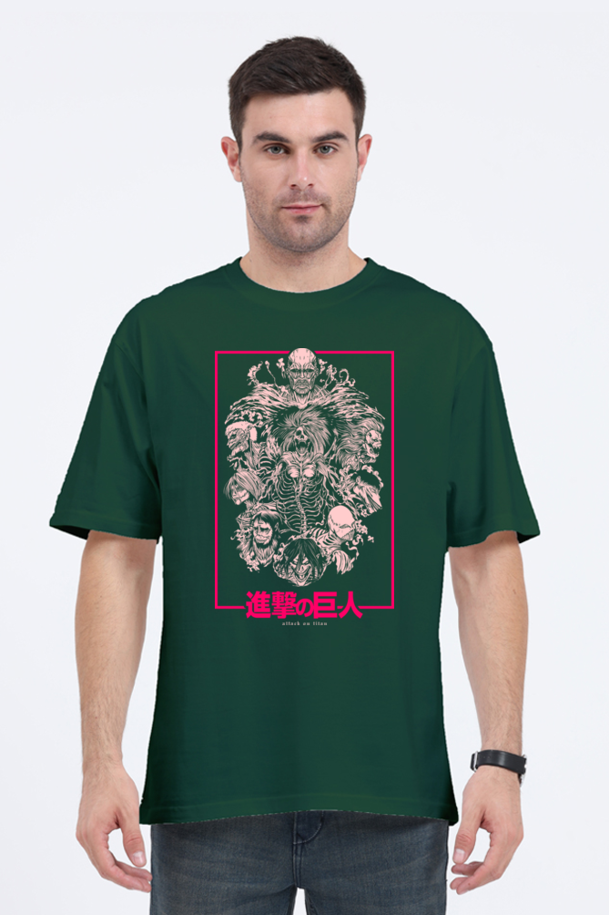 Unisex Attack On Titan Oversized T-shirt