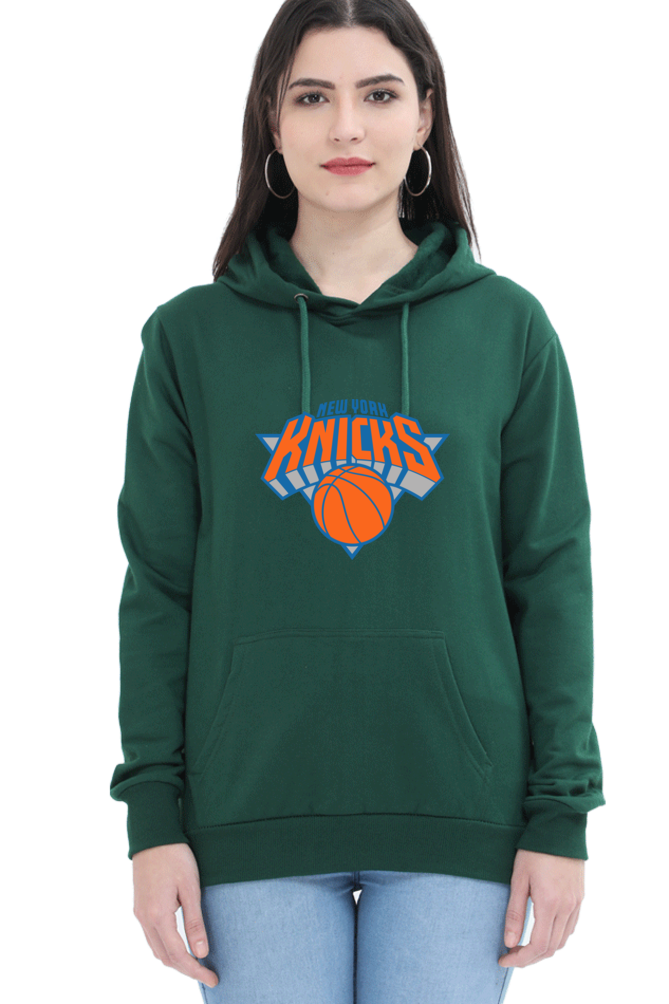 Women's NBA Graphic Printed Hooded Sweatshirt