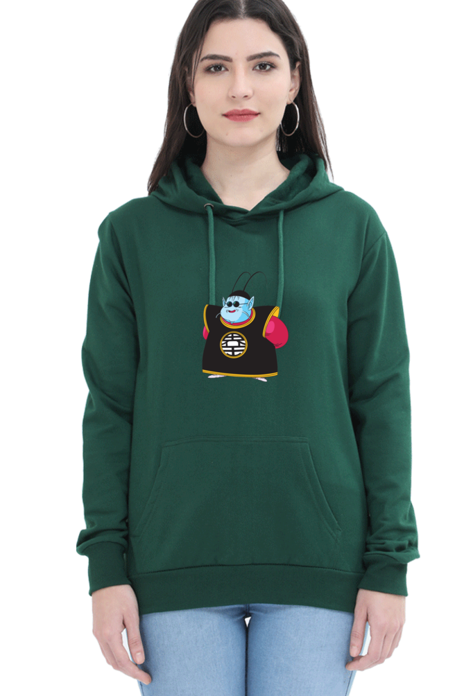 Women's Dragon Ball Graphic Printed Hooded Sweatshirt