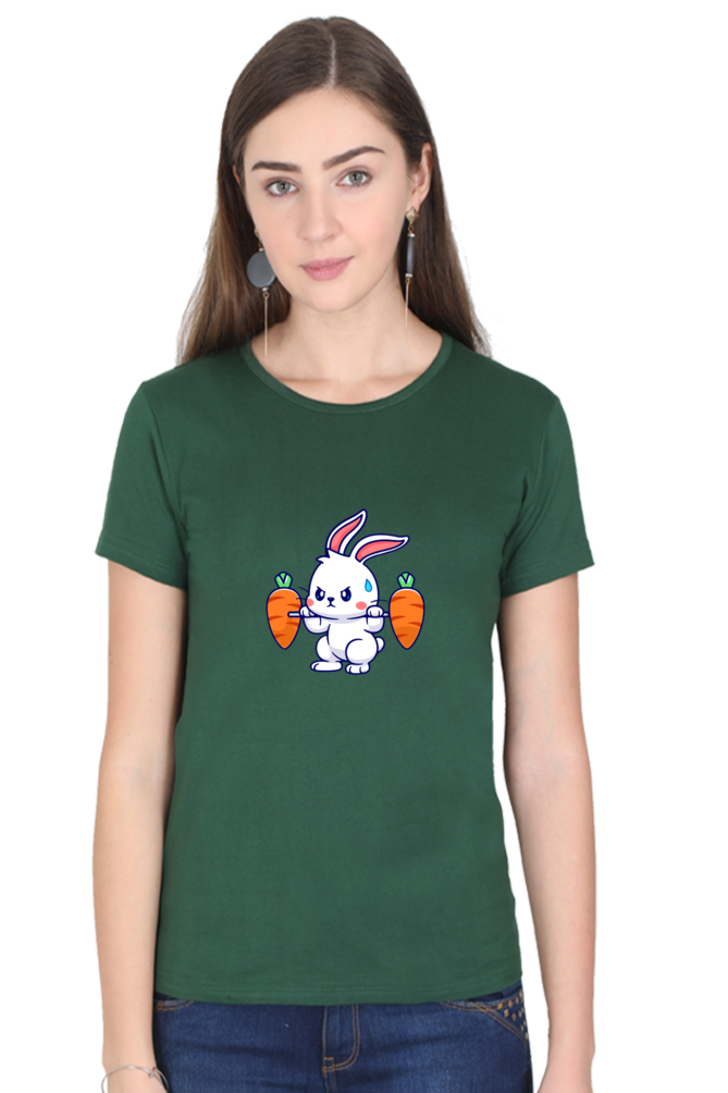 Women's Graphic Print Round Neck Half Sleeve