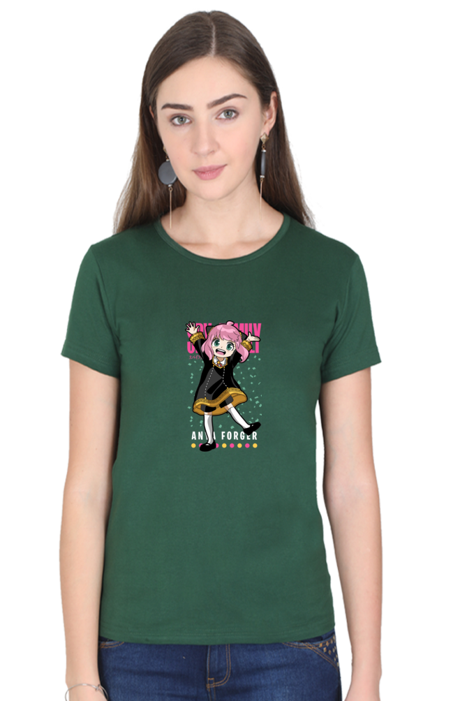 Women's Anya Round Neck Half Sleeve