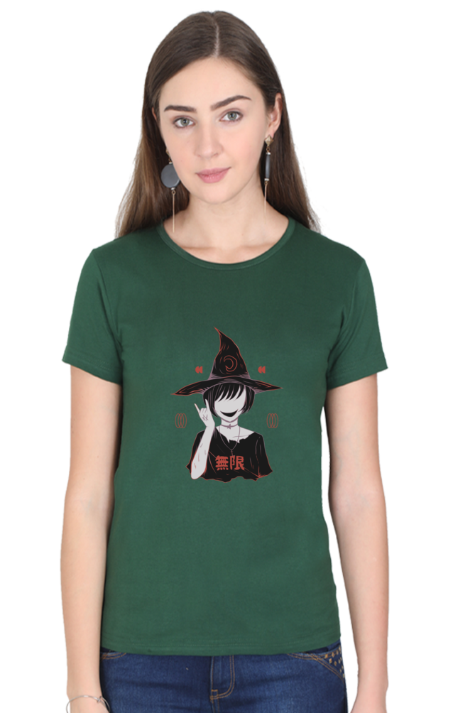 Women's Graphic Print Round Neck Half Sleeve