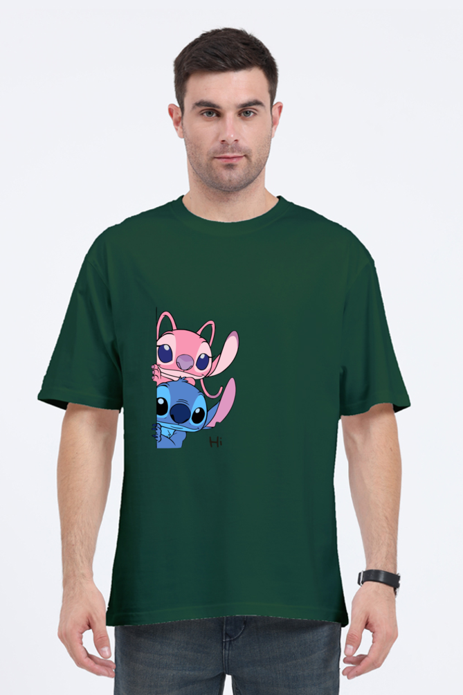 Unisex Printed Oversized T-shirt