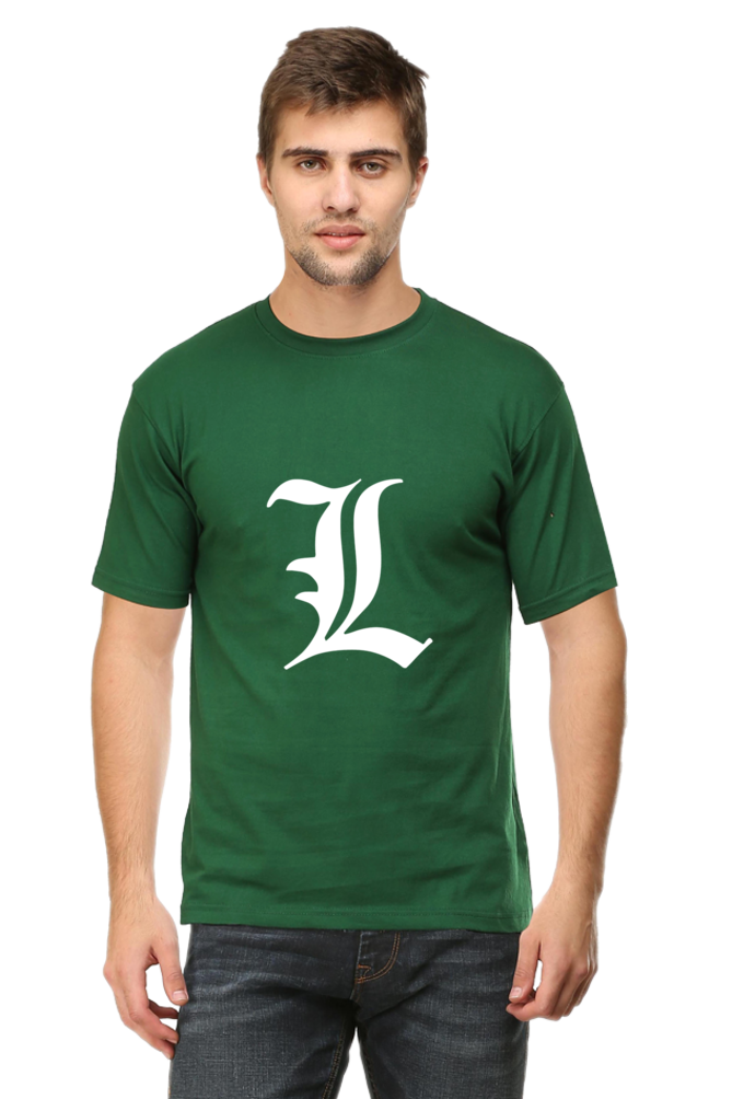 Men's L Death Note Half Sleeve T-shirt