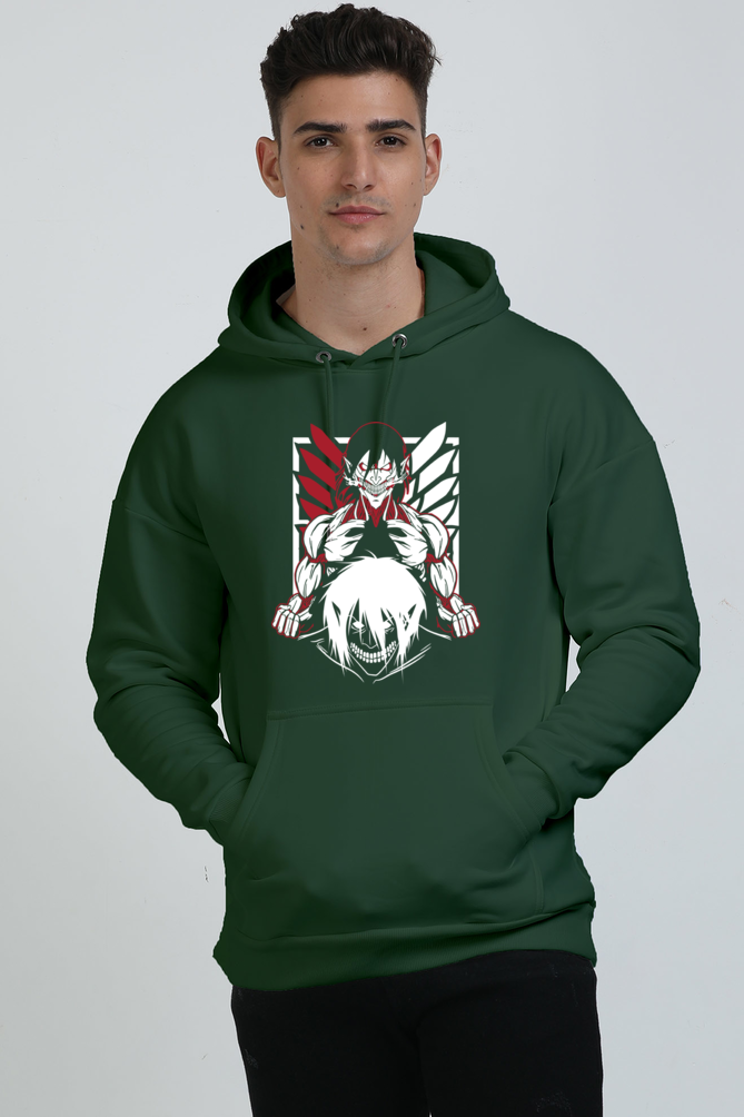 Unisex Eren Yeager Attack Titan Oversized Hooded Sweatshirt